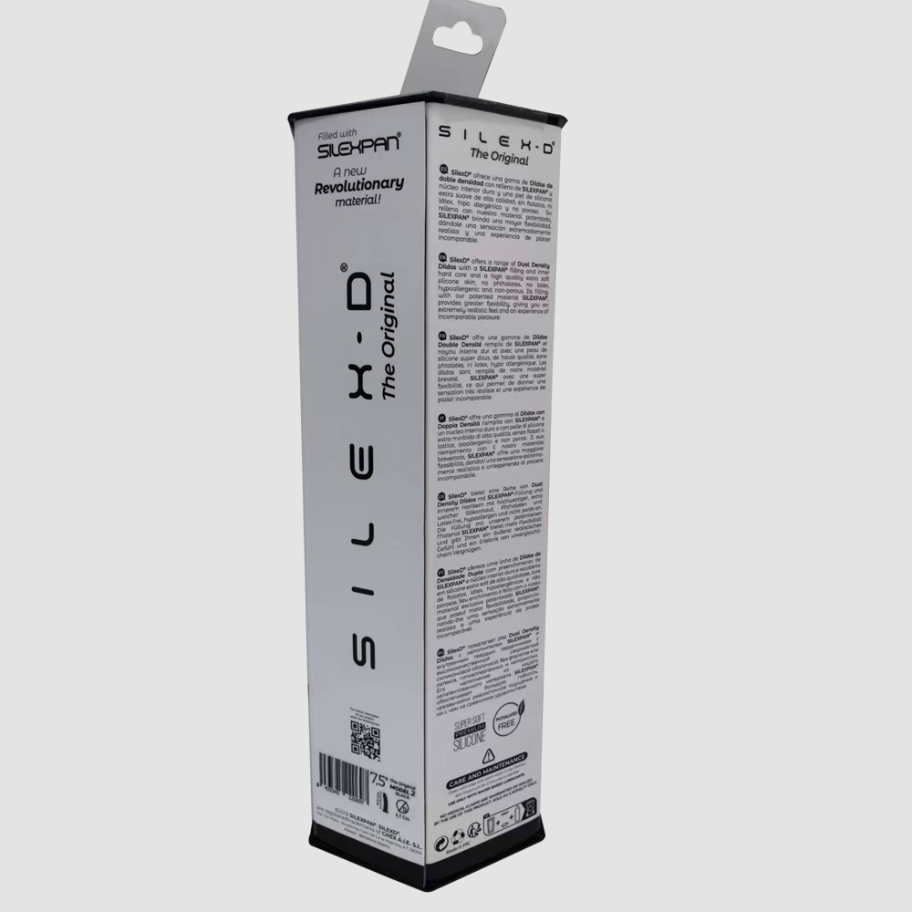 SilexD offers a variety of dildos with a silicon of extraord... Silexpan - 7.5'' Dual Destiny Premium Silicone Dildo - Black photo-2