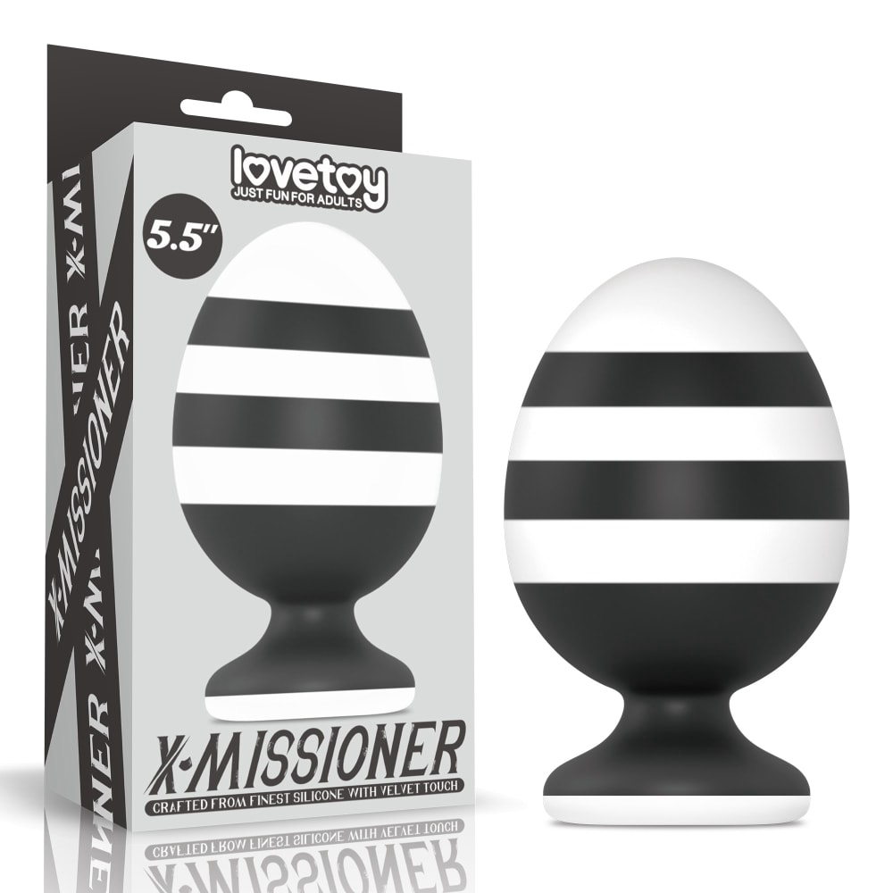Designed to curve into your body, Crafted from finest silico... Lovetoy - 5.5" X-Missioner Butt Plug photo-9