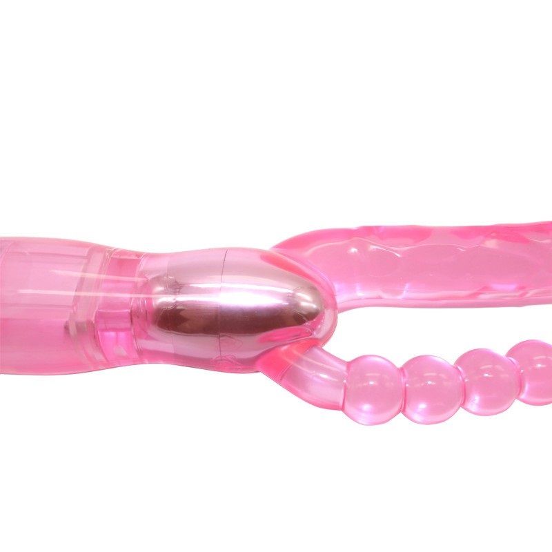 Are you looking for some special 02 Vibrators?This dual pene... Aphrodisia - Double Pleasure Dual Penetrator Vibrator - Pink photo-18