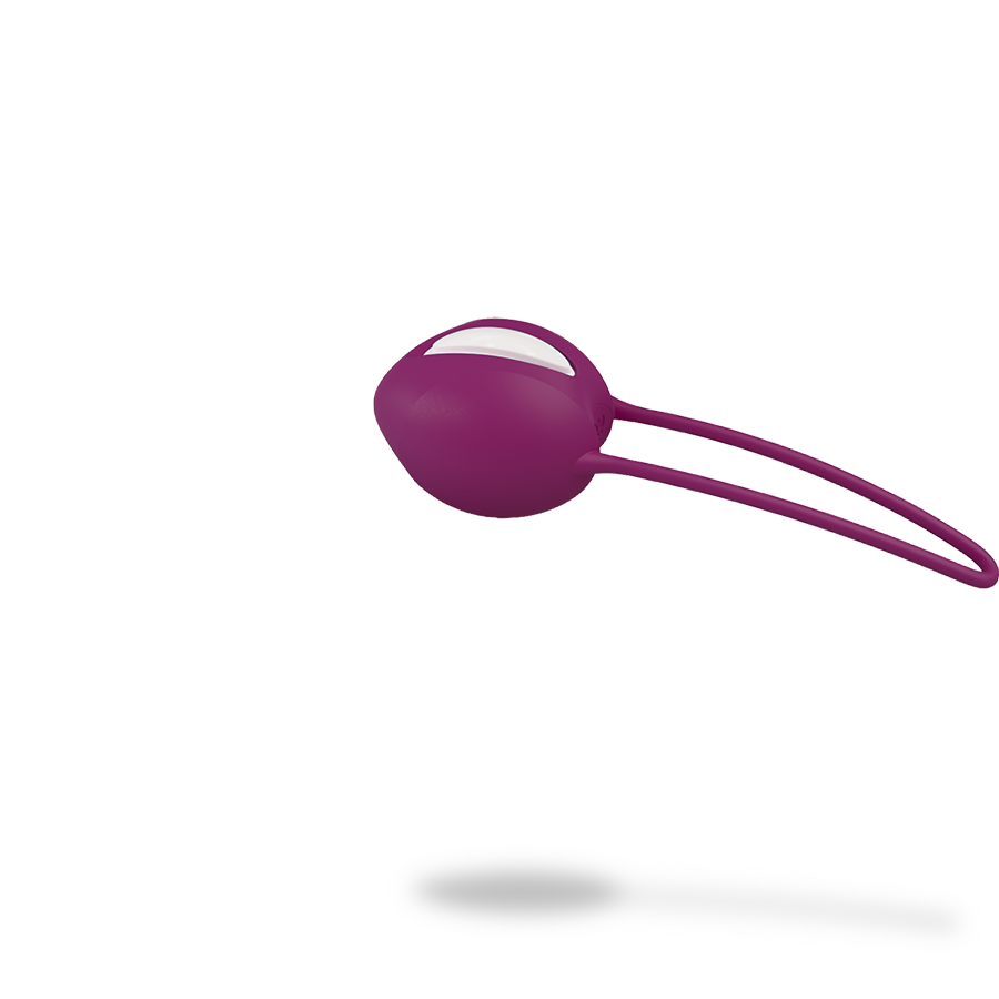 SMARTBALL UNO is the easy-to-use kegel training device for a... Fun Factory - Smartballs Uno - Grape/White photo-5