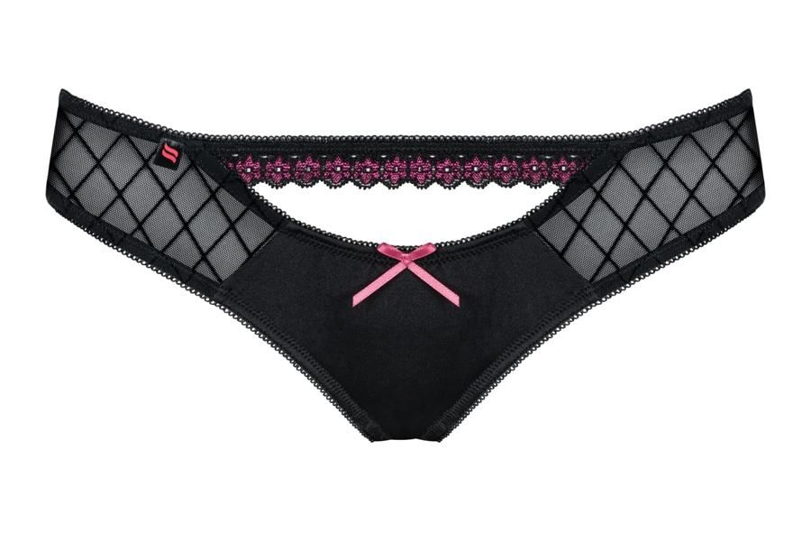 Wanna feel amazing and make him go crazy over your buttocks?... Obsessive - 819-PAN-1 Panties - Black - L/XL photo-7