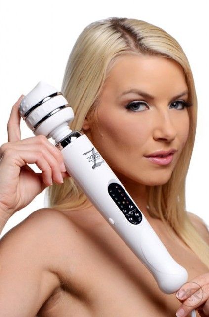 Zeus Electrosex - Knight 10种模式电击震动棒 - 白色 照片-2