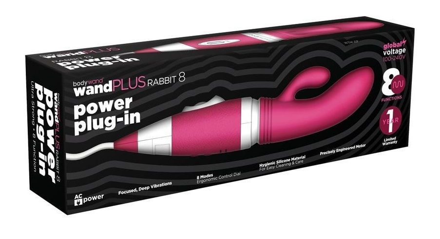 Bodywand Wand Plus Rabbit Vibrator has much more power than ... Bodywand - Wand Plus Rabbit photo-4