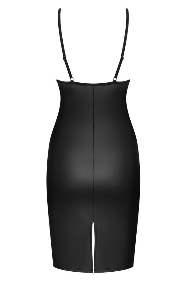 Black dress in a very hot version? Yes! Tonight you'll s... Obsessive - Redella Dress - Black - L/XL photo-8