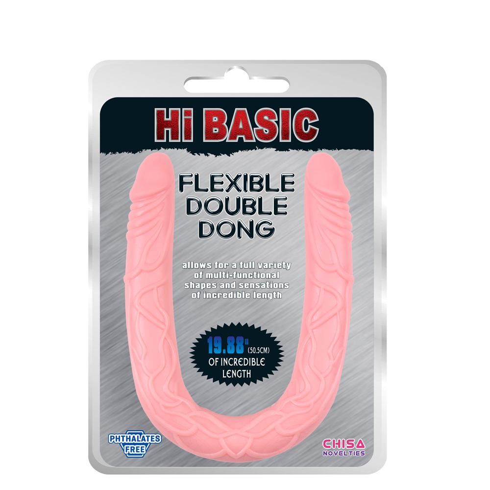 Material:TPR
Product Size:51cm, Φ3.5cm
Product Weight:0.365k... Chisa - Jelly Flexible Double Dong 19.88″ - Flesh photo-5