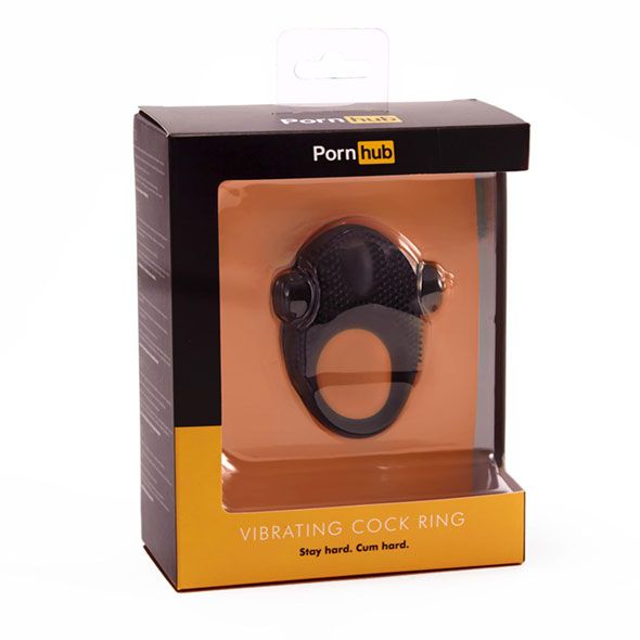Use the Vibrating Cock Ring to increase stimulation for both... Pornhub - Vibrating Cock Ring - Black photo-5