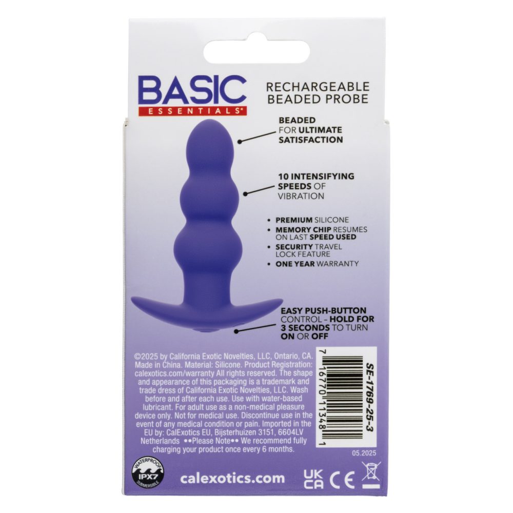 CEN - Basic Essentials Beaded Vibro Probe - Purple photo-9