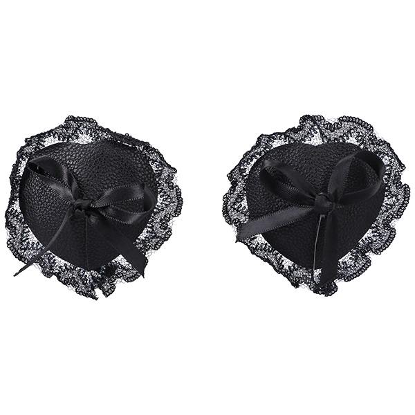 Doc Johnson - Lace Nipple Pasties - Black photo