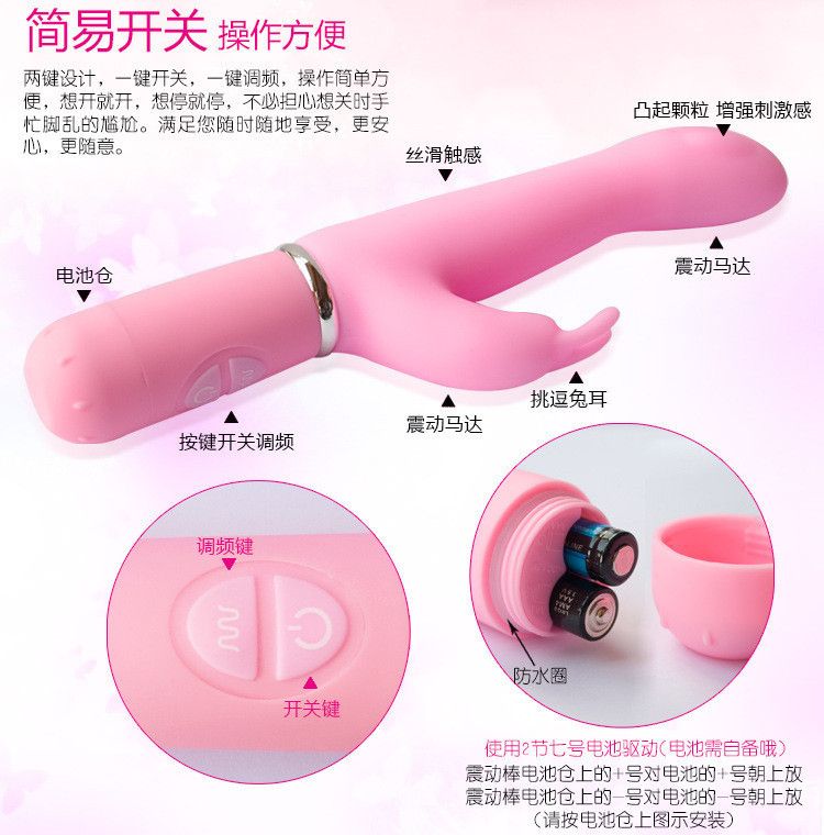 Bring you sensual feeling to another level with this wonderf... Aphrodisia - 10-Mode G Spot Rabbit - Pink photo-10