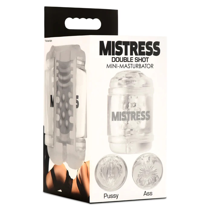 Want something a little different? This Mistress Double Shot... Mistress - Double Shot Pussy And Ass Stroker - Clear photo-11