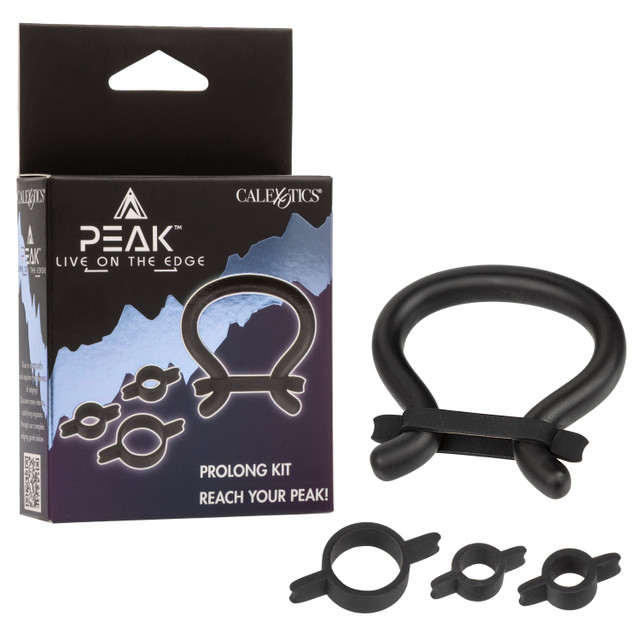 Elevate your pleasure and performance with the Peak Prolong ... CEN - Peak Bands Kit - Black photo-6