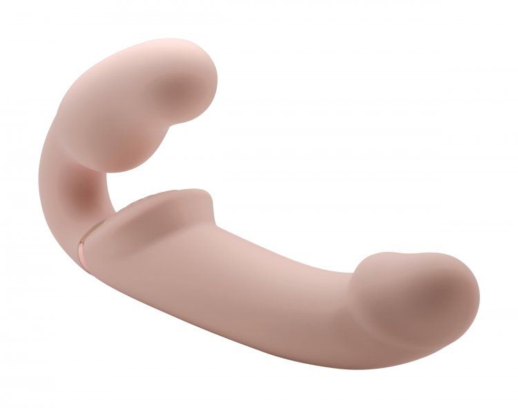 Perfect for penetrating a male or female body, this remote-c... Strap U - Remote Inflatable Ergo-Fit Strapless Strap-On - Flesh photo-4