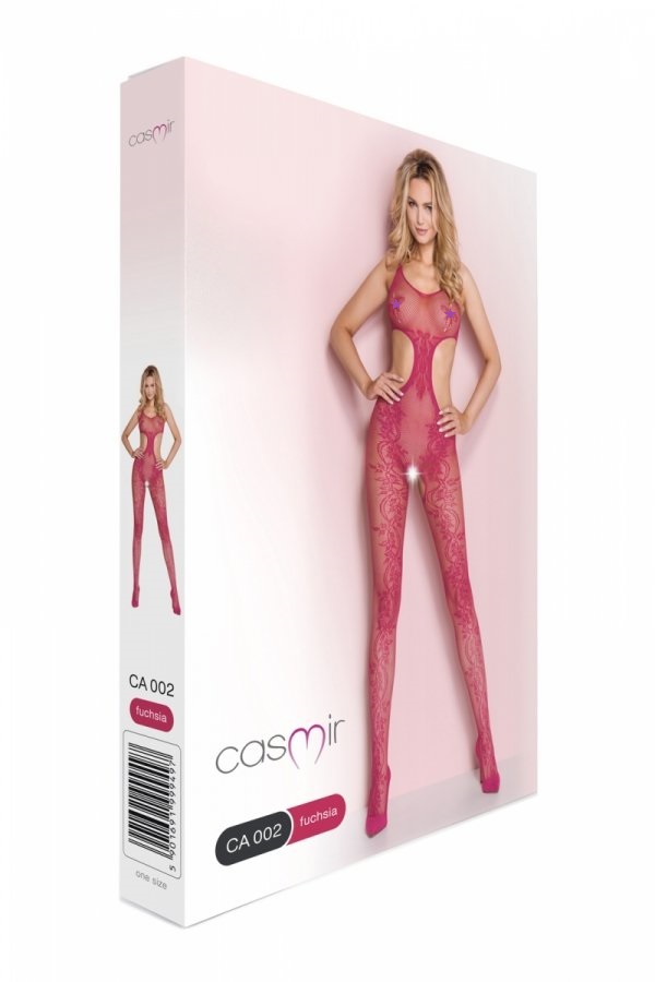 Sexy bodystocking that perfectly fits the figure, emphasizin... Casmir - Bodystocking CA002 - Fuchsia photo-5