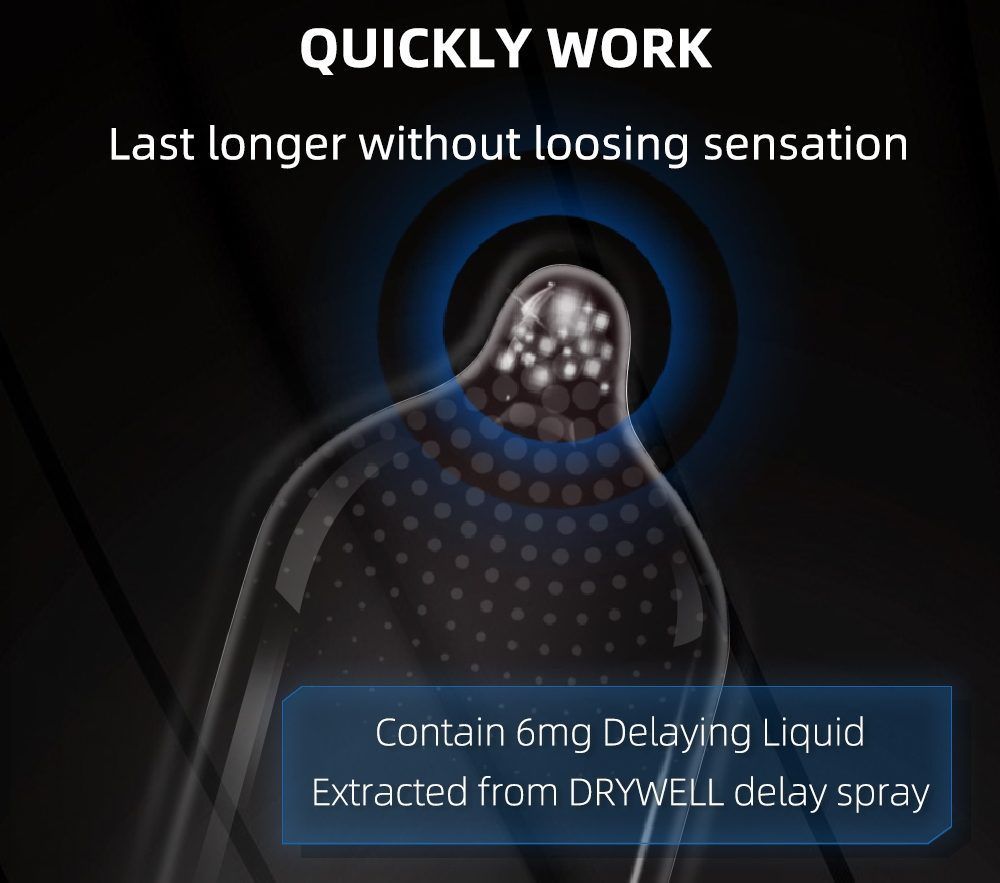 Drywell - Delay Capsule Condoms 9's Pack photo-5