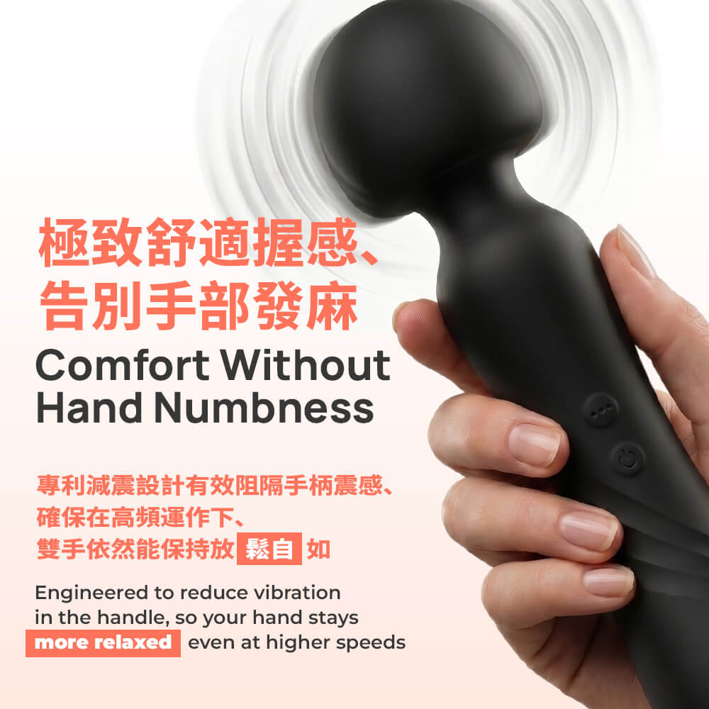 KIKO - Titan Power 极劲手持按摩棒 - 黑色 照片-3