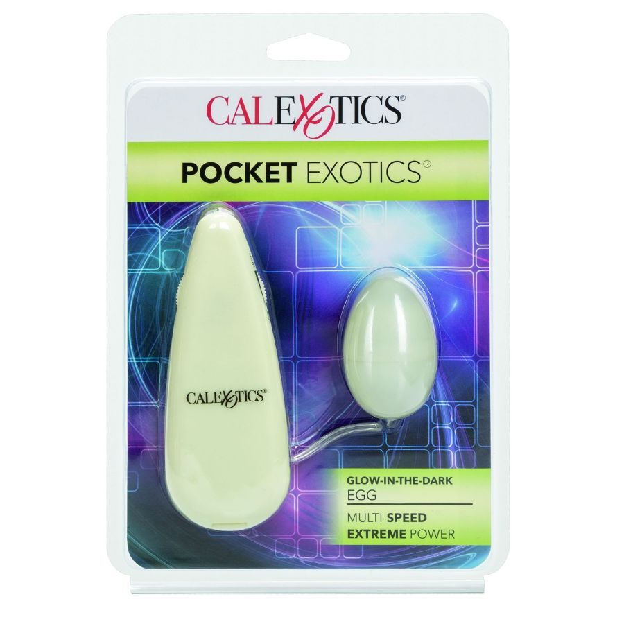 What pleasures will you find in the dark? With our Glow-in-t... CEN - Pocket Exotics Glow-in-the-Dark Egg - Green photo-3