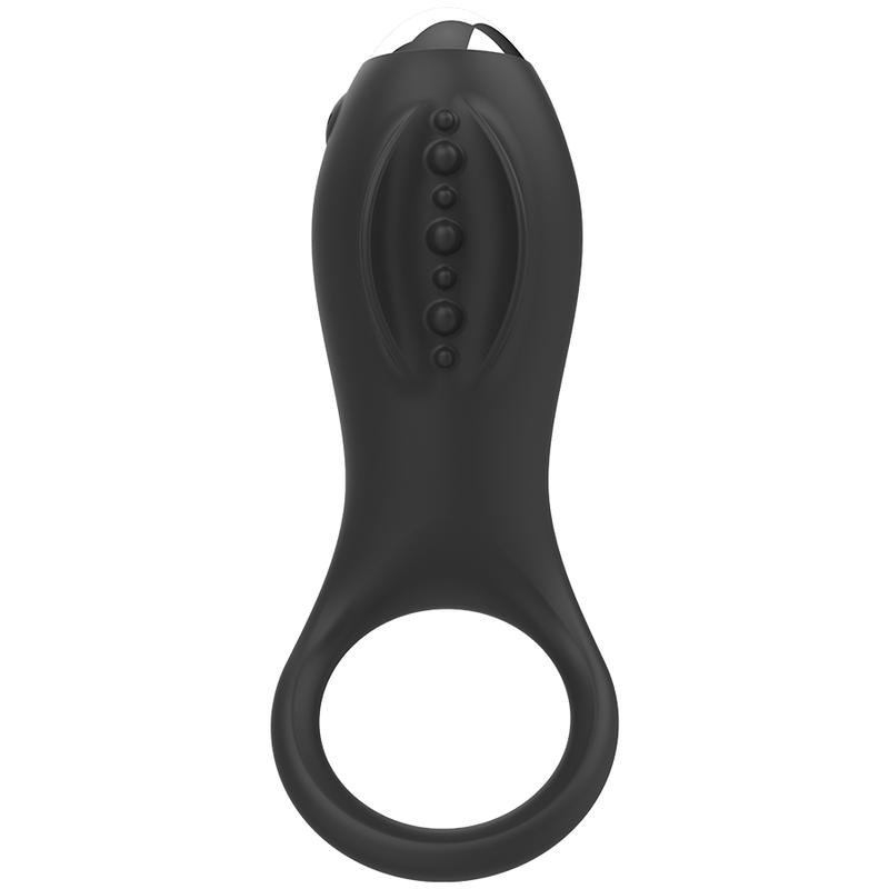 Conceived to fill and sublimate the pleasure of the couple. ... Brilly Glam - Alan Vibro Ring - Black photo-2