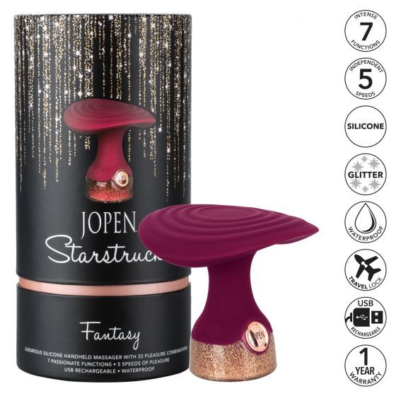 Give yourself over to a passionate affair with the thrilling... CEN - Jopen Starstruck Fantasy Massager - Purple photo-13