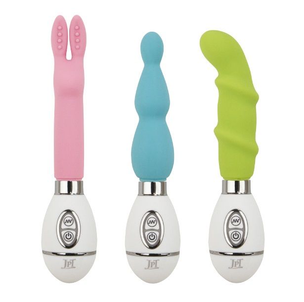 It is a rotor that you can enjoy various stimuli by replacin... Japan Toys - Trinity 3-Cap Mini Vibrator photo-2
