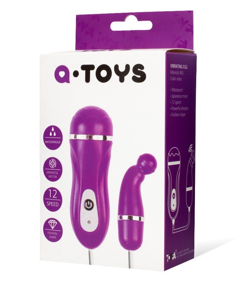 Extremely effective and reliable toy for women who appreciat... A-Toys - Fashion Vibro Egg - Purple photo-3