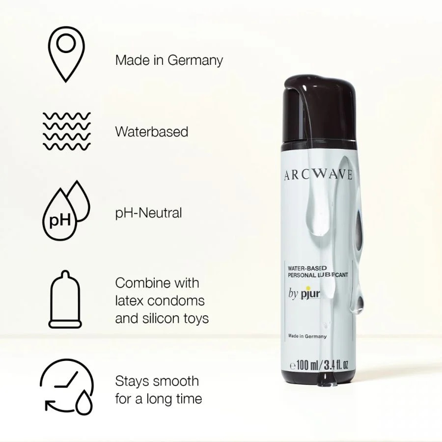 Arcwave water-based lube enhances your toy experience.
The ... (G) Arcwave by Pjur - Water-Based Lubricant - 100ml photo-3