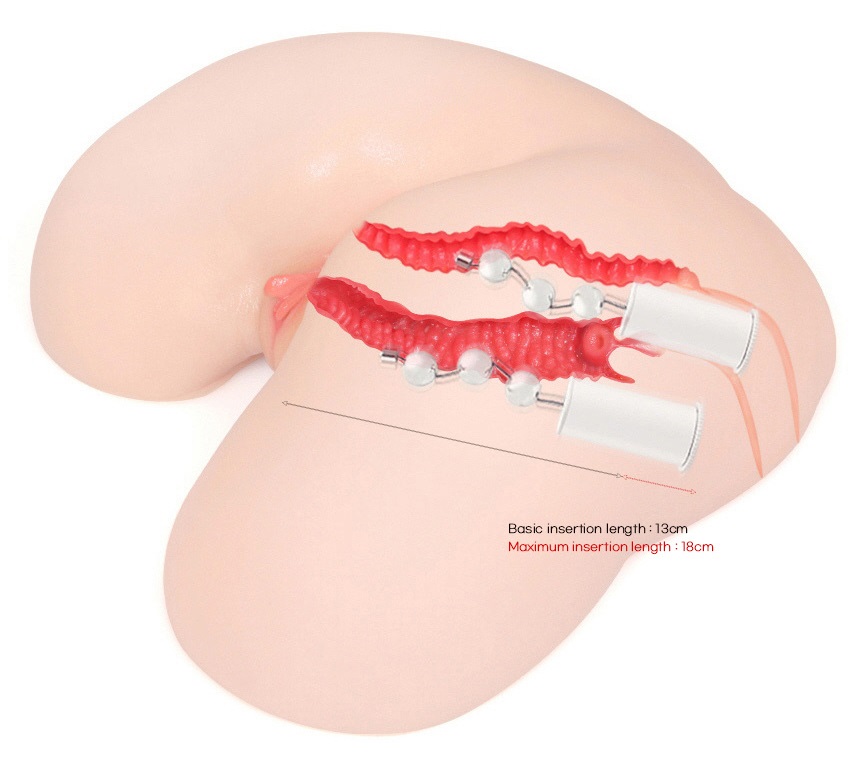 Based on the inner vagina of an excited woman, the product i... Kokos - Maria 003 Vibro Double Masturbator 7.8kg photo-9