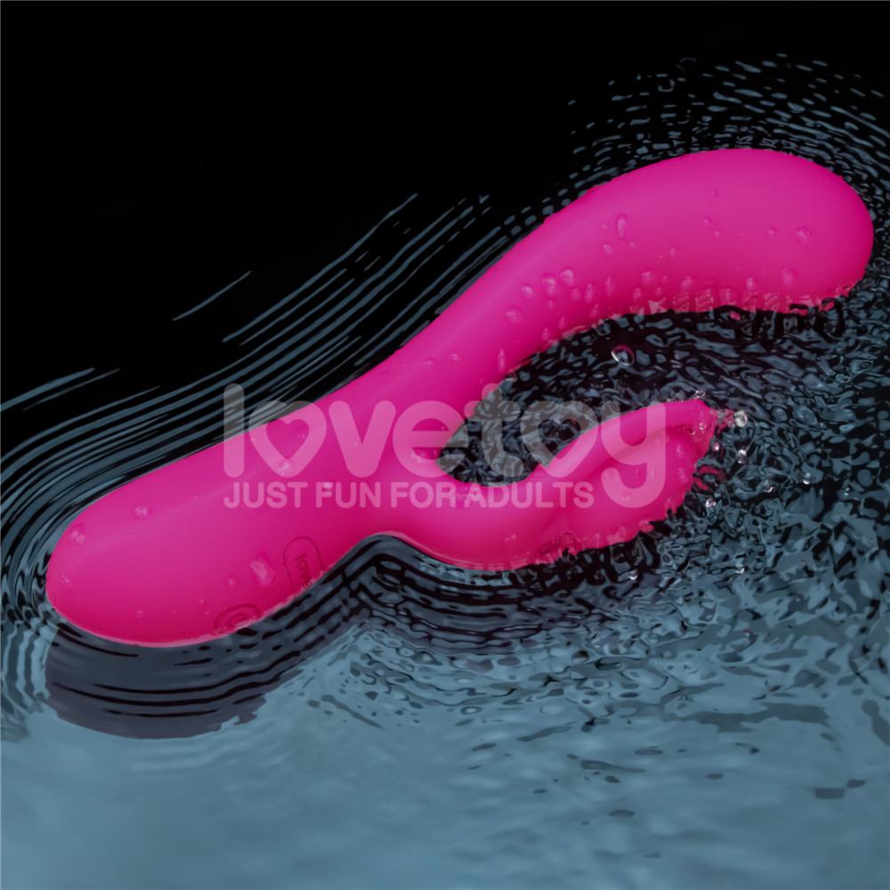 Experience ultimate pleasure with this luxury rechargeable s... Lovetoy - Orbit Rabbit Vibrator - Pink photo-13