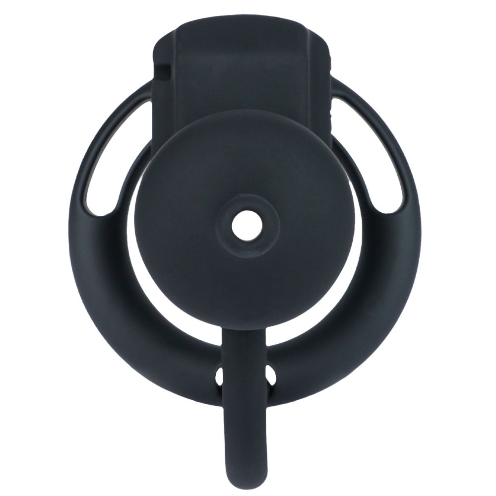 FAAK - Silicone Chastity Cage 121 - Black photo-2