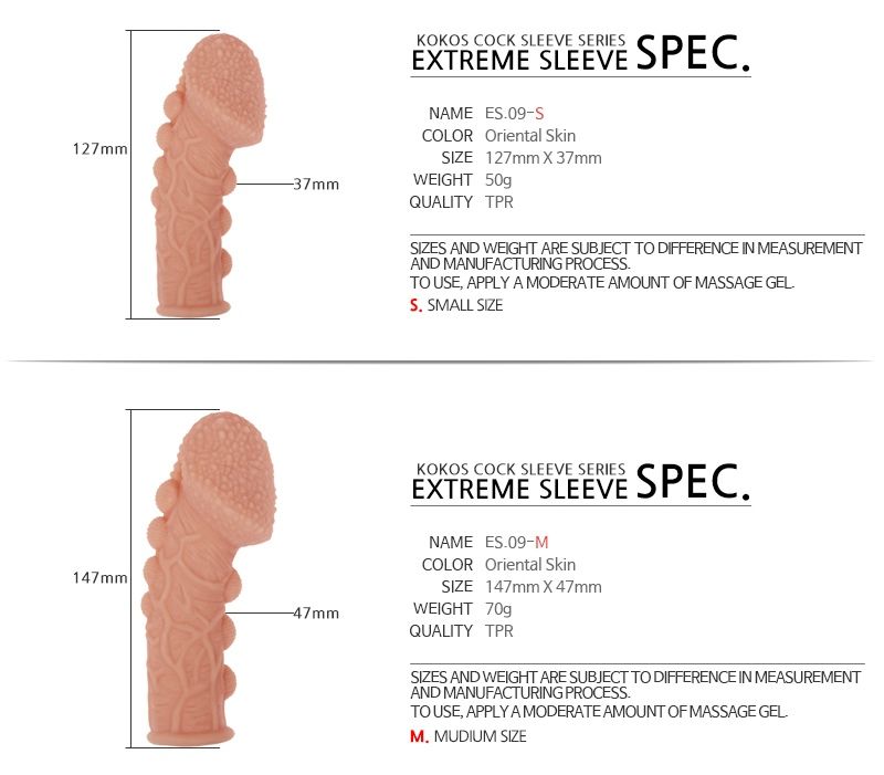 Kokos - Extreme Cock Sleeve 43x147mm photo-9