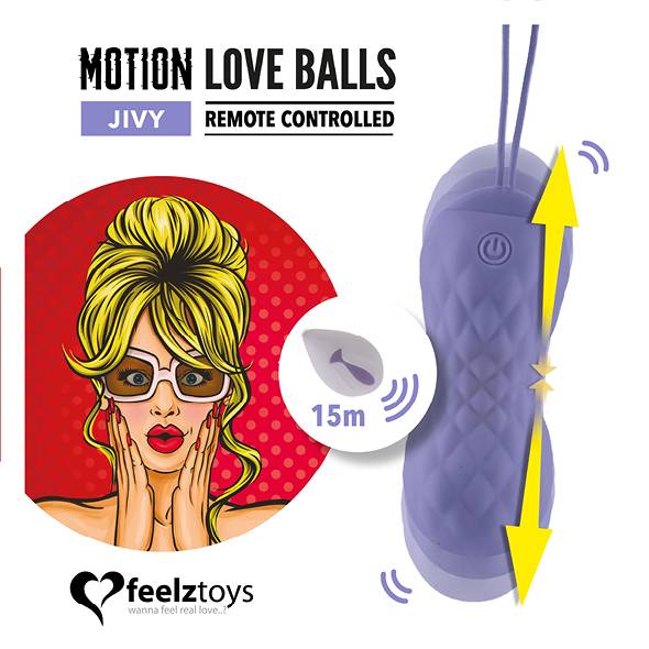 The Motion Love Balls from Feelztoys give you a damn fine fe... Feelztoys - Remote Controlled Motion Love Balls Jivy photo-2