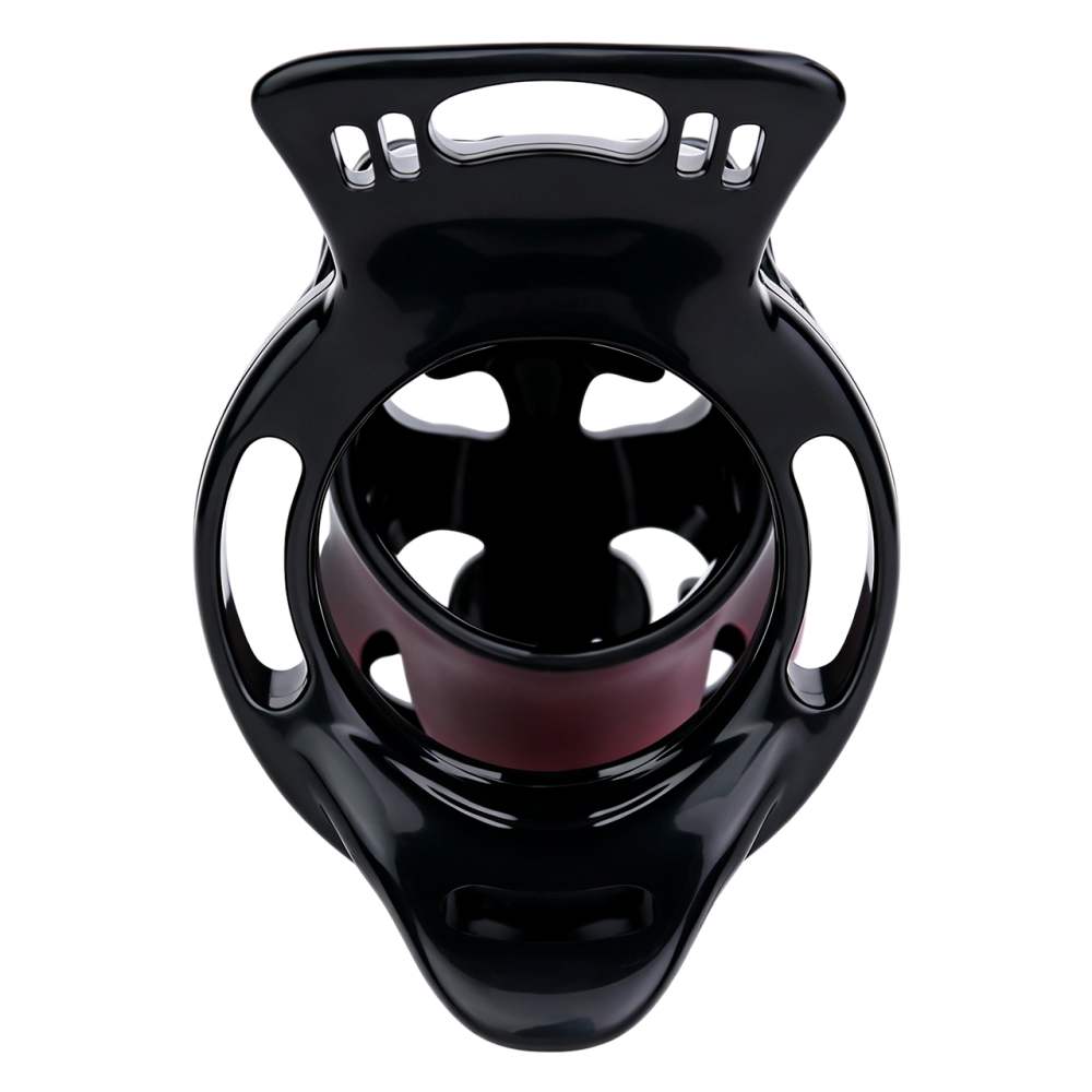 FAAK - Dragon Resin Chastity Cage M - Black photo-5