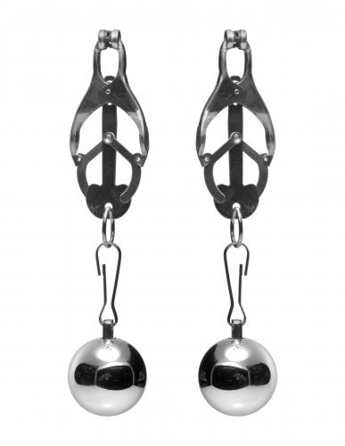 Master Series - Deviant Monarch Weighted Nipple Clamps photo