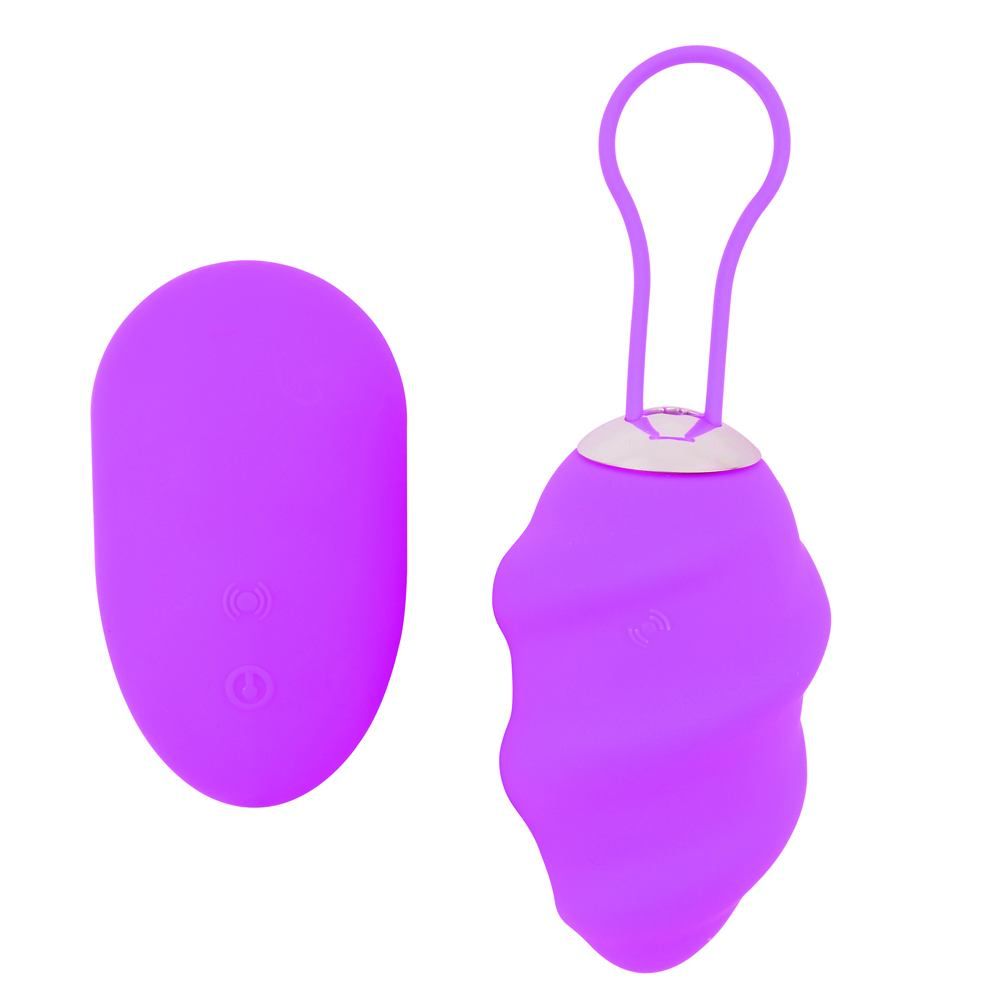 Material:Silicone+ABS
Product Size:7cm . Φ3.7cm
Product ... Chisa - Gyrating Wave Love Egg - Purple photo-2