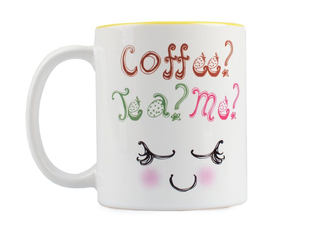 Women are always caring. So, “Coffe, Tea or ME?”. This funny... Toynary - Funny Mug - Coffee, Tea or Me? photo