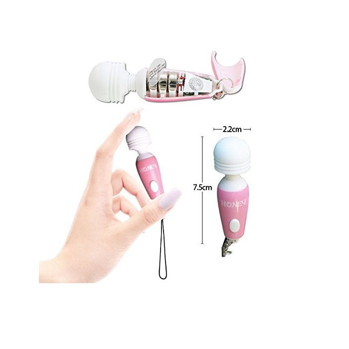 Surprisingly powerful! Vibration to so small bending also ne... Mode Design - Denma Honey Tiny Wand Massager - Pink photo-3