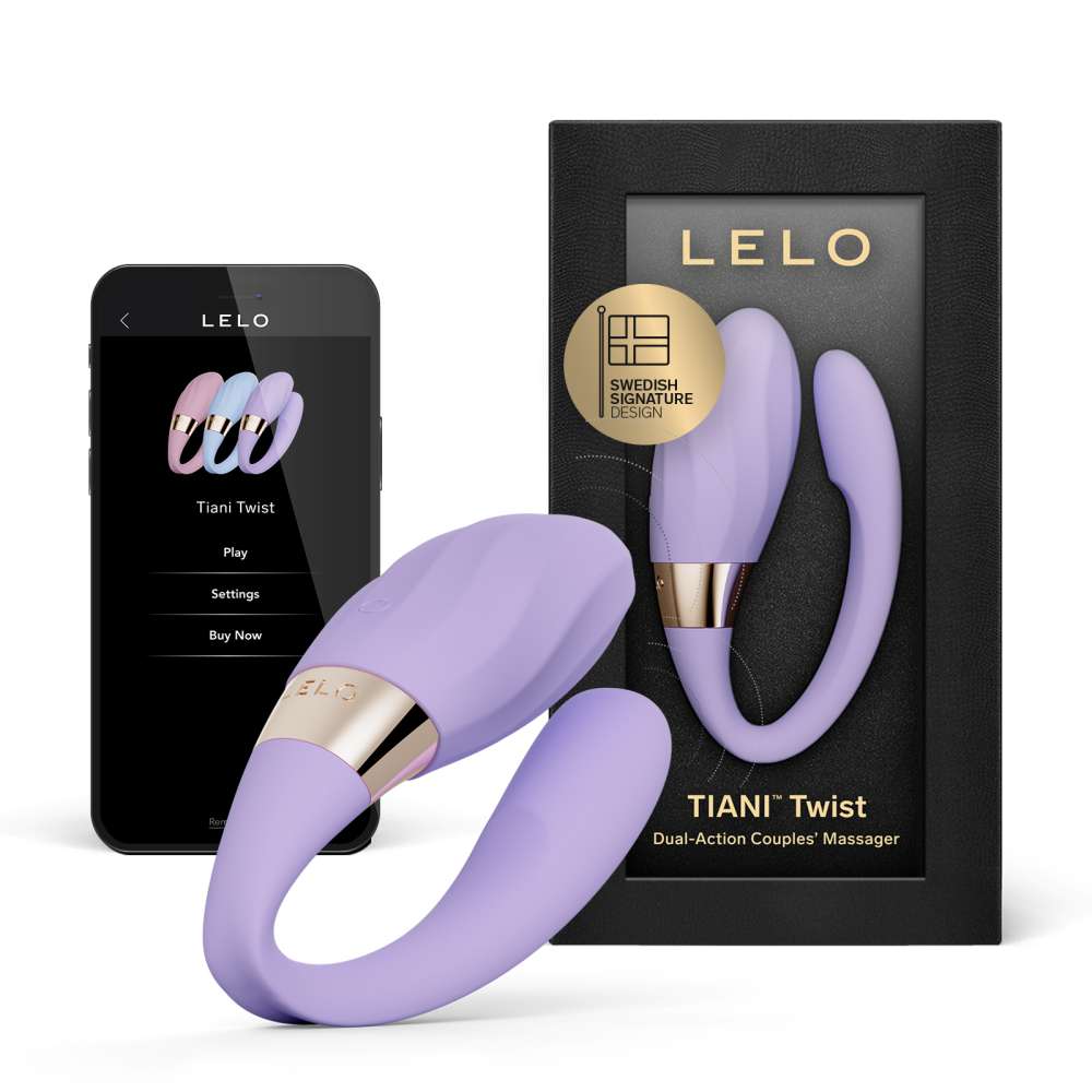 Lelo - Tiani Twist 可APP控双动式情侣按摩器 - 薰衣草色 照片-2