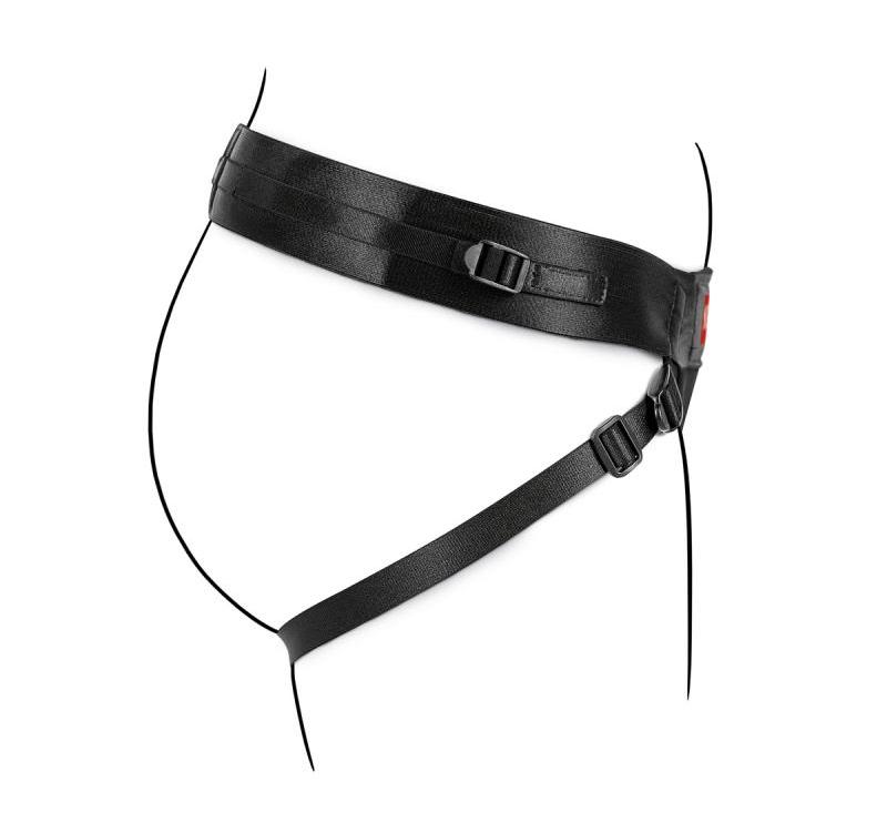 Enjoy a fantastic experience together with this No-Parts Str... No-Parts - Jordan Strap-On Harness - Black photo-4