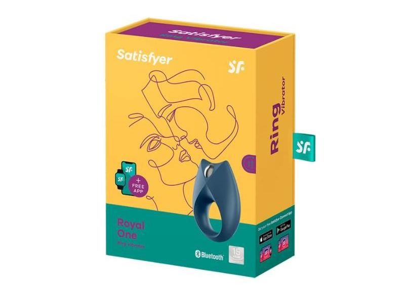 Give your manhood a sensual upgrade with our Royal One. Plea... Satisfyer - Royal One Ring - Dark Blue photo-9