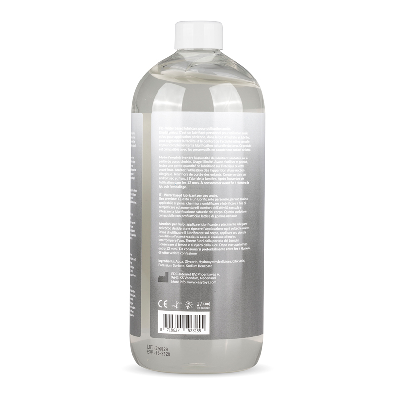 EasyGlide is a high quality, water-based lubricant produced ... EasyGlide - Anal Lubricant - 1000ml photo-3