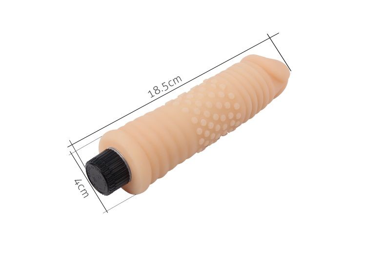 Material:T-Skin
Product Size:18.5cm, Φ4cm
Product Weight:0.1... Chisa - 7.5″ Vibrating Cock No.07 photo-7
