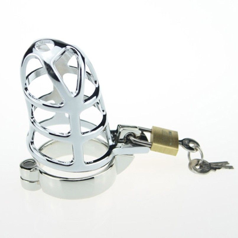 Metal Cock Cage
Color: Silver
Weight: 168g
Rings size: 2.0&... MT - Chastity Device 50mm photo-5