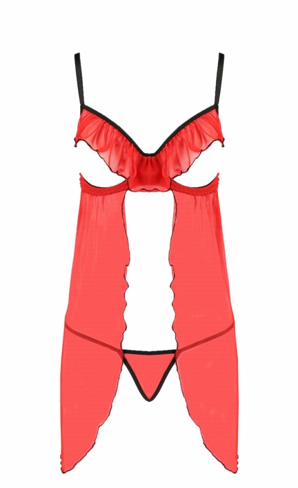 Passion - Cherry Chemise - Red - S/M photo-5