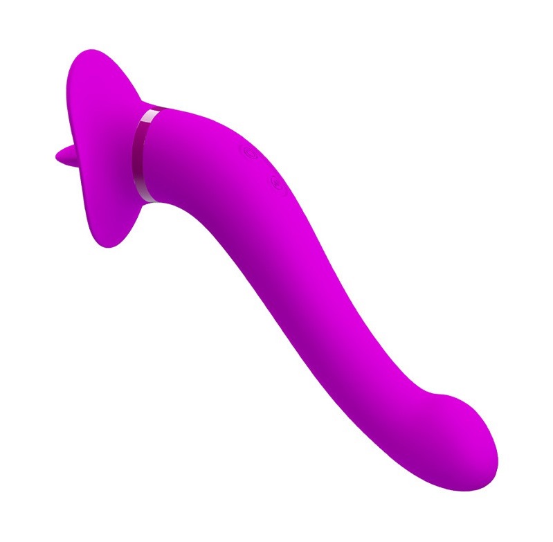 This vibrator and oral sex stimulator provides the user with... Pretty Love - Oral Sex Stimulator Faust - Pink photo-6