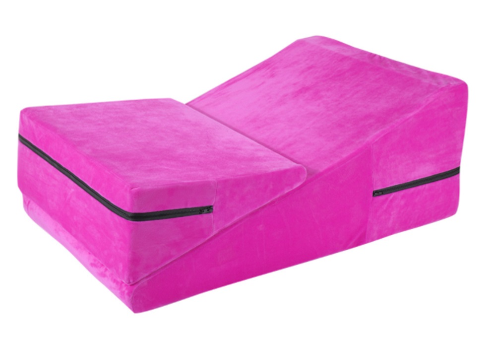 Shaped in ramp, this pillow makes every new sex position eas... MT - Sex Position Pillow Small - Purple photo-2