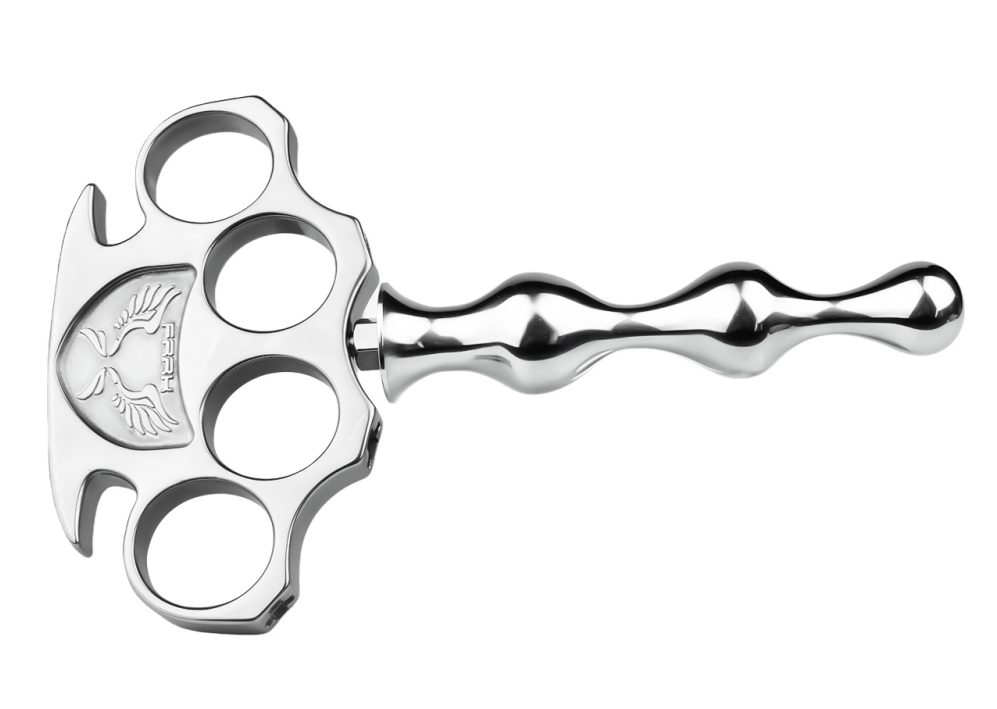 Material: 304 Stainless steel
Total high: 102mm &... FAAK - Knuckle Metal Anal Plug S photo-5