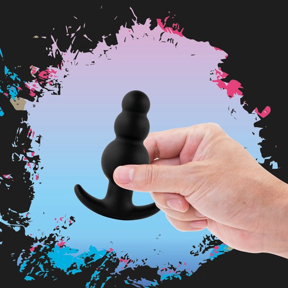 Plugz is a series of beautiful butt plugs that are made of h... FeelzToys - Plugz Butt Plug Nr. 1 - Black photo-2