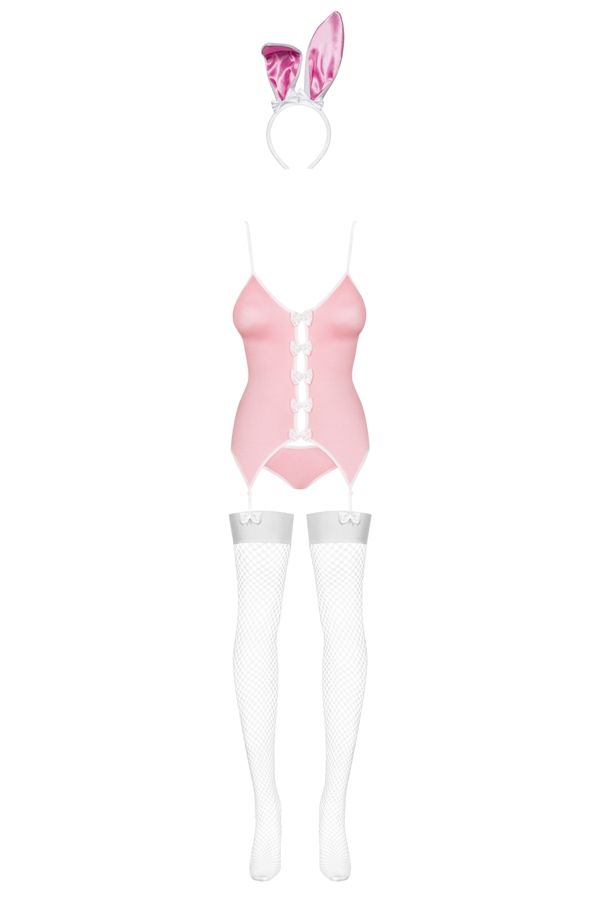 Playful bunny will bring you to the Obsessive wonderland!
c... Obsessive - Bunny Suit Costume 4 pcs - Pink - L/XL photo-10