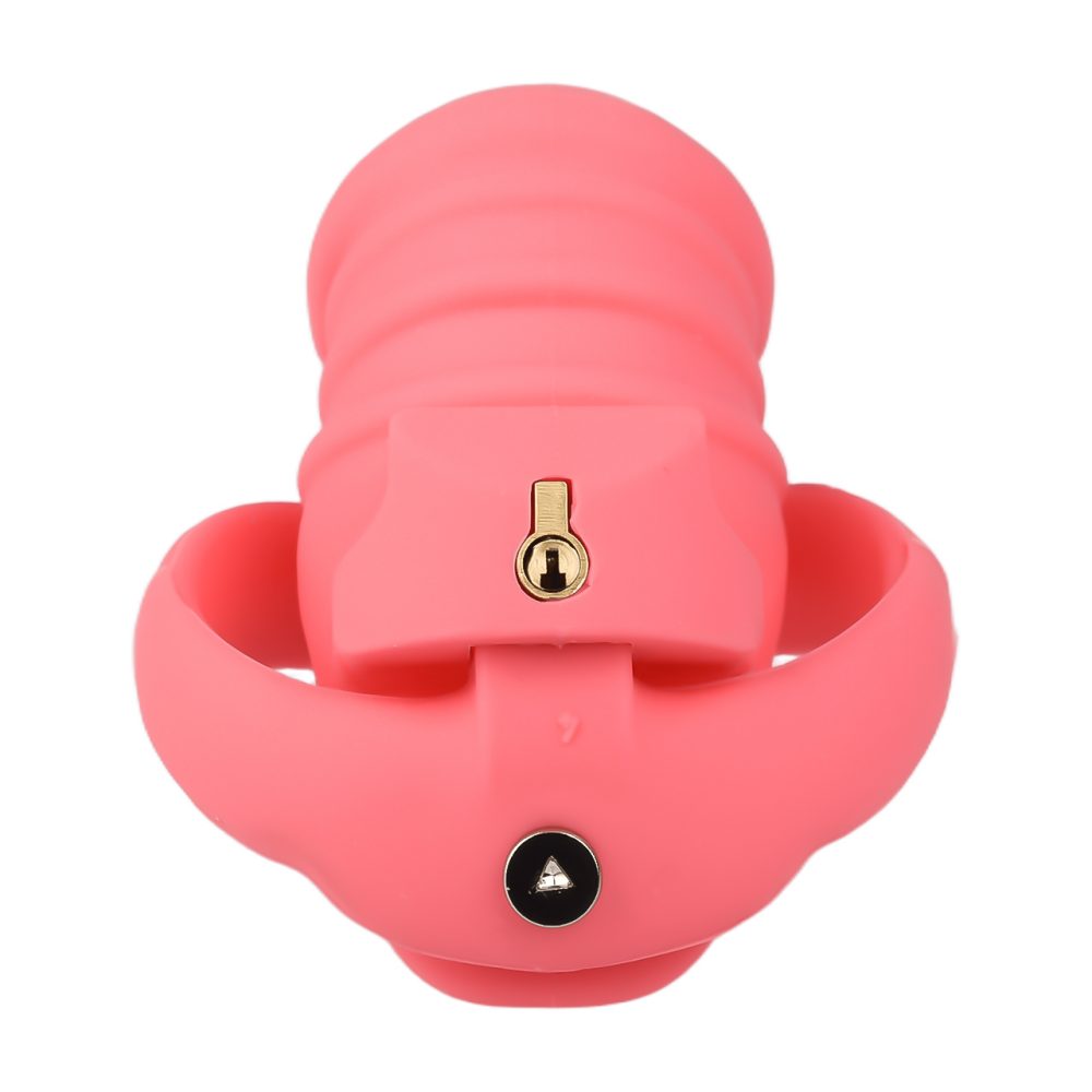 Cage high: 107mm &n... FAAK - Long Resin Chastity Cage - Red photo-7
