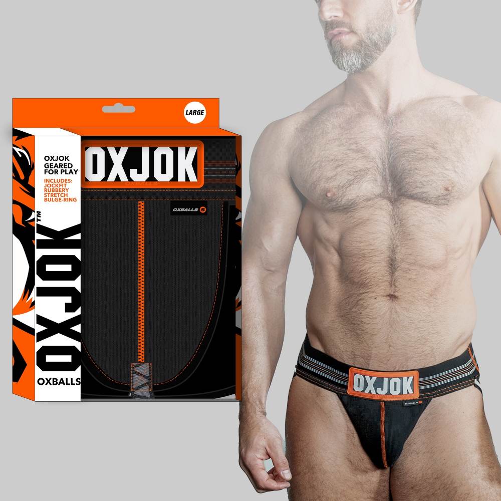 SLINGJOCK from OXJOK is a daily-wear jock soft-rib comfort j... Oxjok - Slingjock w Ring - Black Iron - XL photo-7