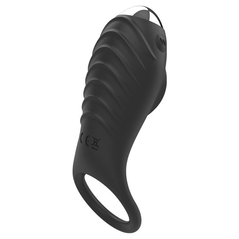 Conceived to fill and sublimate the pleasure of the couple. ... Brilly Glam - Alan Vibro Ring - Black photo-5
